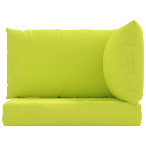 vidaXL Pallet Cushion Bright Green Oxford fabric (100% polyester) Medium