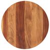 vidaXL Table Top Solid Wood Acacia Round 0.98 - 1.06 " 19.7 "