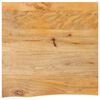 vidaXL Table Top Natural Solid Mango Wood 15.7x15.7 in Table Top