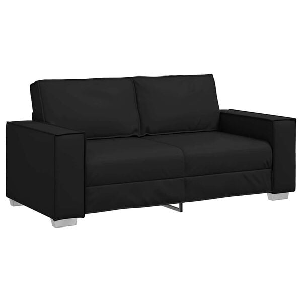 vidaXL Sofa Black 70.87 x 30.71 x 33.07 in Fabric