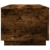 vidaXL Coffee Table Smoked Oak Engineered wood 35.4x19.7x15.7 in