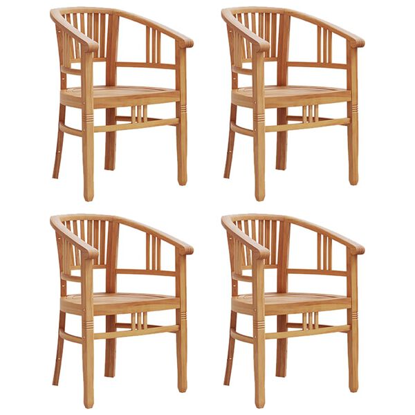 vidaXL Garden Dining Set Teak Solid Teak wood Sturdy Garden Dining Set