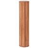 vidaXL Rug Brown Bamboo, Polypropylene 27.6 x 196.9 in