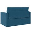 vidaXL Sofa Bed Blue 48.82 x 80.32 x 24.02 in Velvet