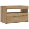 vidaXL Bedside Cabinet Artisan Oak Engineered Wood