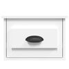 vidaXL Wall-mounted Bedside Cabinet Set of 2 White Engineered wood