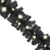 vidaXL Garland Black PVC 5 meters Christmas Garland Other