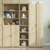 vidaXL Highboard Sonoma Oak Engineered Wood 72.8 in tall Highboard