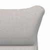 vidaXL Armchair Cloud Grey 27.17 x 29.13 x 36.61 in Fabric