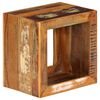 vidaXL Stool Various wood tones Solid Reclaimed Wood Compact Stool