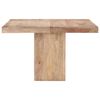 vidaXL Dining Table Natural wood Solid mango wood Medium Durable