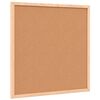 vidaXL Cork Board with Solid Pine Wood Frame 15.7x15.7"