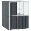 vidaXL Bird Cage Anthracite 60.63 x 60.63 x 78.74 in Galvanised Steel