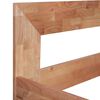 vidaXL Bed Frame Oak Solid Oak Wood Double Tough Bed Frame