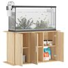 vidaXL Aquarium Stand Sonoma oak Engineered wood 39.8 x 16.1 x 22.8 in