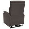 vidaXL Power Lift Massage Recliner Taupe Fabric
