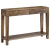 vidaXL Console Table Solid Mango Wood 46.5"x11.8"x31.5"