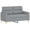 vidaXL Sofa Set Light Grey