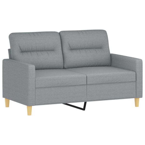 vidaXL Sofa Set Light Grey
