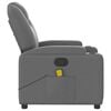 vidaXL Massage Recliner Chair Dark grey