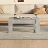 vidaXL Coffee Table Concrete grey Engineered wood Medium Coffee Table