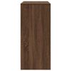 vidaXL Shoe Cabinet Brown Oak Engineered Wood Medium Shoe Cabinet