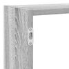 vidaXL Wall Cube Shelf Gray Sonoma Engineered Wood