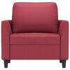 vidaXL Sofa Chair Wine Red