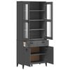 vidaXL Highboard Charcoal grey