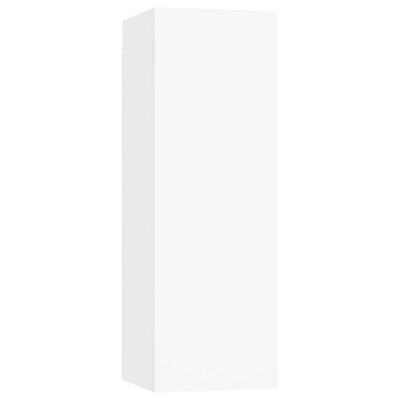 vidaXL 4 Piece TV Stand Set White Engineered Wood
