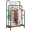 vidaXL Cloth Rack Old Wood 23.62 x 11.81 x 39.57 in Engineered wood