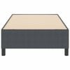 vidaXL Platform Bed Frame Dark Grey 39.37 x 78.74 in Fabric