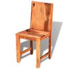 vidaXL Dining Chairs 2 pcs Solid Acacia Wood