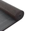 vidaXL Rug Dark Brown Bamboo, Polypropylene 39.4 x 393.7 in Rug