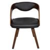 vidaXL Dining Chair Set of 6 Brown