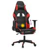 vidaXL Gaming Chair Black and Red