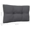 vidaXL 4-seater Garden Sofa Black Solid Pinewood 4-Seater Modular