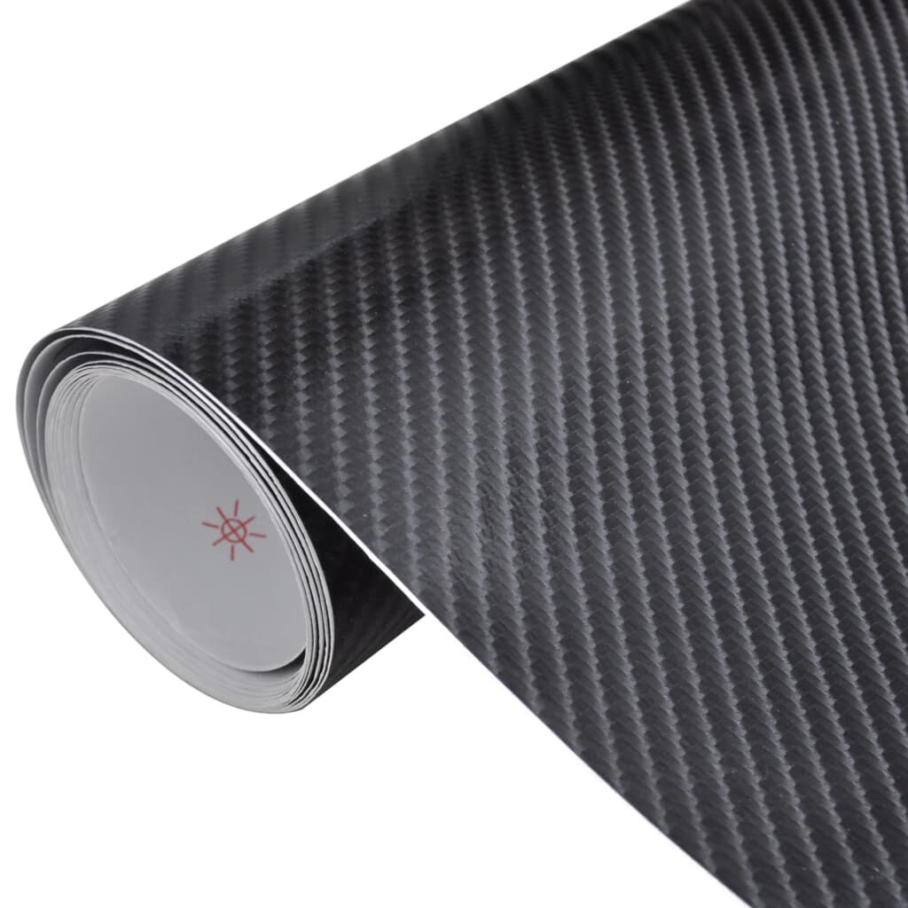 vidaXL Car Film 4D Black 39.4x59.1"