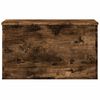 vidaXL Storage Box Smoked Oak Engineered Wood Medium Storage Box