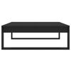 vidaXL Coffee Table Black Engineered Wood Coffee Table Square Modern