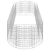 vidaXL Gabion Raised Bed Silver Galvanized Iron Large Durable