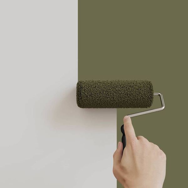 vidaXL Wall Paint Green 6.50 x 6.50 x 6.30 in Wall Print