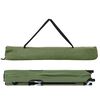 vidaXL Folding Camping Bed Folding Green 81.10 x 29.92 x 29.13 in