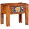 vidaXL Side Table with Drawer Brown 40 x 30 x 36 cm Solid Acacia wood