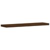 vidaXL Wall Shelf Set of 4 Brown Oak Engineered Wood 15.7x3.9x0.6 in
