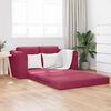 vidaXL Sofa Bed Wine Red 58.27 x 27.95 x 32.68 in Velvet