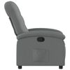 vidaXL Recliner Chair Dark grey Polyester fabric, metal, plywood Large