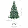 vidaXL Artificial Pre-lit Christmas Tree with Ball Set Pinecones 70.9"