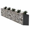 vidaXL Gabion Basket Galvanized Steel 118.1"x11.8"x39.4"