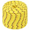 vidaXL Boat Rope Yellow 0.47 " 328.1 ' Polypropylene